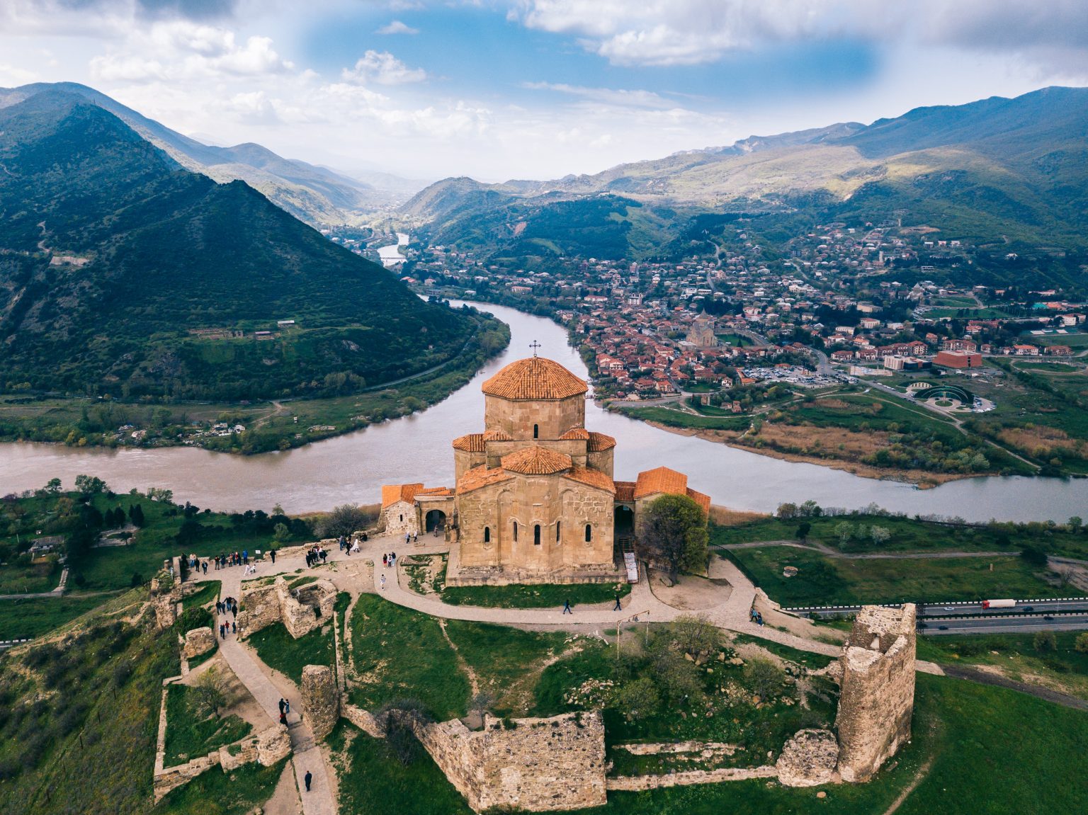 Jvari Monastery overlooking Mtskheta